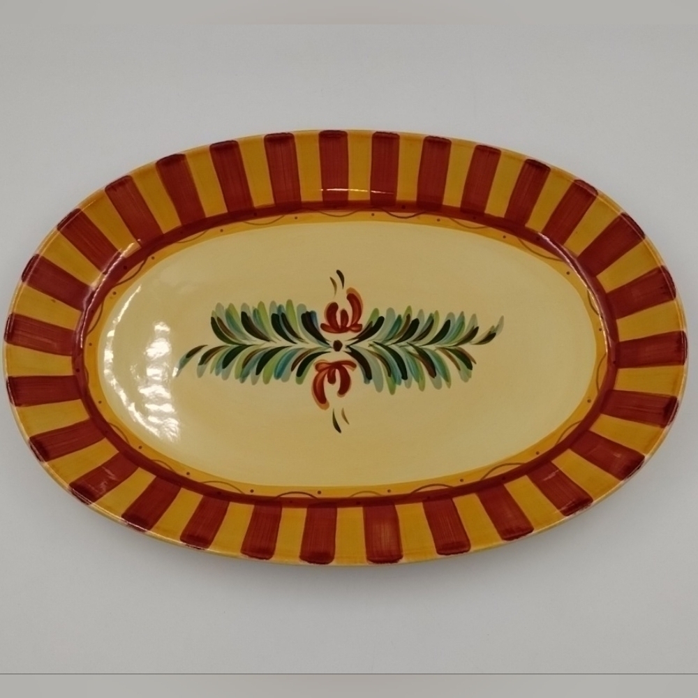 Gail Pittman Oval Serving Dish large  Platter Siena SLAH Southern Living